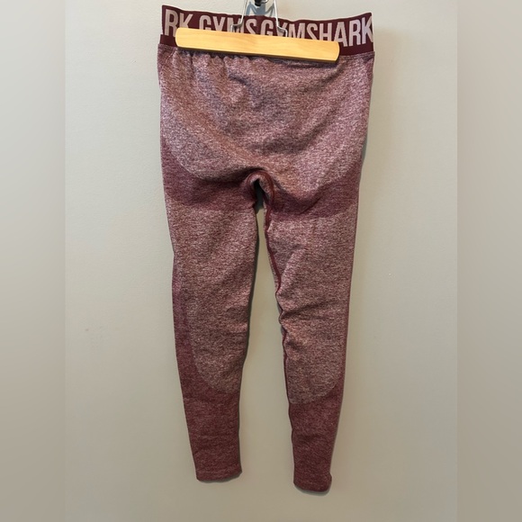 Gymshark Seamless Pants - Burgundy/Maroon - Picture 3 of 6